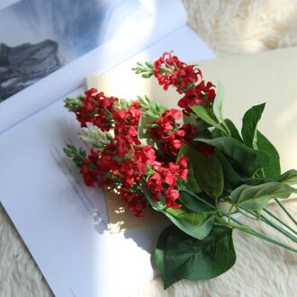 Kunstmatige Hyacint bloem tak fleurs artificielles voor thuis bruiloft decoratie nep bloemen krans DIY Accessoires Bourgondië