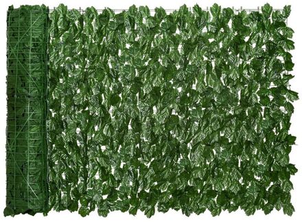 Kunstmatige Ivy Privacy Hek Screen 0.5X3M Kunstmatige Hagen Hek En Faux Ivy Vine Leaf Voor Outdoor Decor, Tuin