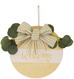 Kunstmatige Krans Guirlande Welkom Deur Hanger Deur Krans Voordeur Krans Decoratie Lente Pasen Bruiloft Decoraties