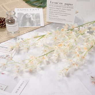 Kunstmatige Orchidee Zijde Oncidium Valentijnsdag Handgemaakte Mooie Wedding Party Tuin Thuis Tafeldecoratie champagne