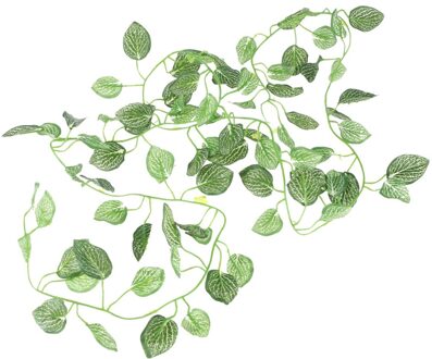 Kunstmatige Plant Bladeren Reptiel Doos Wijnstok Reptiel Klimmen Habitat Bladeren Decor