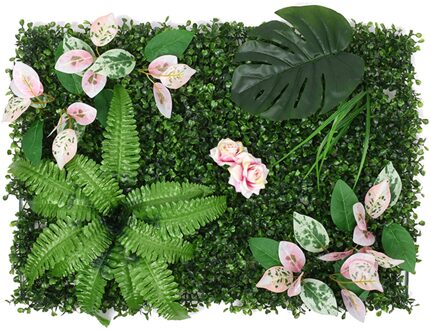 Kunstmatige Plant Groene Muur Decor Planten Tuin Hek Outdoor Indoor Home Winkel Achtergrond Valse Gazon Decoratie Groen Roll