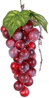 Kunstmatige Plant Simulatie Druiven Bladeren Ornament Muur Decor Decoratieve Gereedschap Voor Thuis Winkels Decor 60stk / Rood