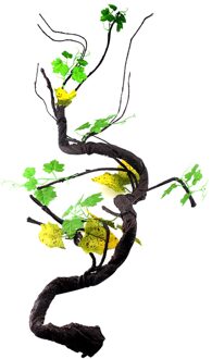 Kunstmatige Reptiel Wijnstok Kooi Habitat Chameleon Dierbenodigdheden Terrarium Klimmen Buigbare Spider Kleine Dieren Tak Home Decor 1