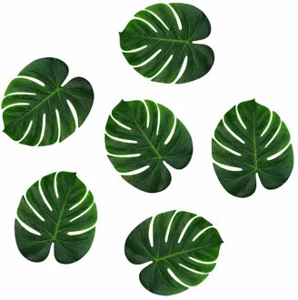 Kunstmatige Schildpad Bladeren 10 Stks/partij Groene Planten Decoratieve Kunstbloemen Voor Decoratie Thuis Kantoor Bruiloft Decoratie