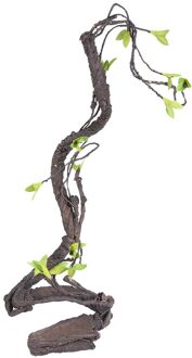 Kunstmatige Slangen Gecko Terrarium Reptiel Wijnstok Dierbenodigdheden Klimmen Kleine Dieren Tak Buigbare Chameleon Kooi Habitat Spider 2