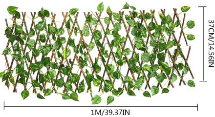 Kunstmatige Tuin Plant Hek Uv Beschermd Privacy Screen Outdoor Indoor Gebruik Tuin Hek Achtertuin Home Decor Greenery Muren