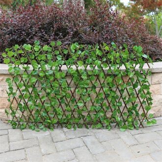 Kunstmatige Tuin Plant Hek Uv Beschermd Privacy Screen Outdoor Indoor Gebruik Tuin Hek Achtertuin Home Decor Greenery Muren