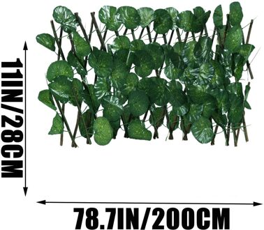Kunstmatige Tuin Plant Uitbreiden Hek Intrekbare Hek Screen Met Plant Uitbreidbaar Hek Privacy Hek Uv Beschermd Privacy