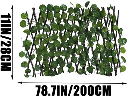 Kunstmatige Tuin Plant Uitbreiden Hek Intrekbare Hek Screen Met Plant Uitbreidbaar Hek Privacy Hek Uv Beschermd Privacy