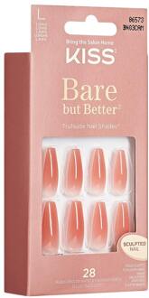 Kunstnagels KISS Bare But Better Nails Nude Glow BN03C 28 st