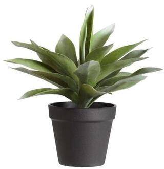 Kunstplant Agave in pot - 30 cm - Leen Bakker Groen
