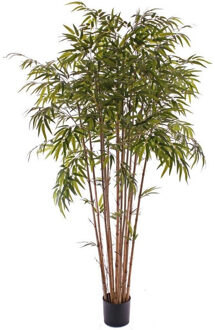 Kunstplant - bamboe - tropisch - 130 cm Groen