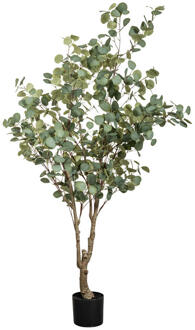 Kunstplant Eucalyptus In Pot - 180 Cm - Polyester - Groen