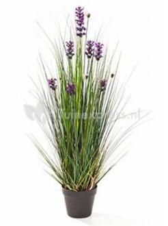 Kunstplant Lavender grass S