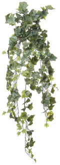 kunstplant met blaadjes hangplant Klimop/hedera - groen - 105 cm - Kunstplanten