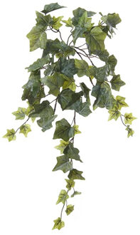 kunstplant met blaadjes hangplant Klimop/hedera - groen - 58 cm - Kunstplanten