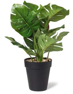 Kunstplant monstera - ø16x30 cm
