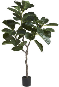 Kunstplant Tabaksplant - Met Pot - 120 Cm - Kunststof - Groen