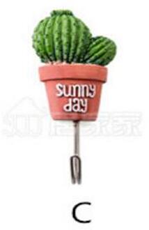 Kunstplanten Hars cactus wanddecoratie opknoping haak thuis ornament Vetplanten boomtak