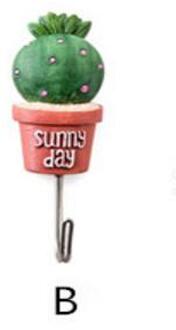 Kunstplanten Hars cactus wanddecoratie opknoping haak thuis ornament Vetplanten boomtak