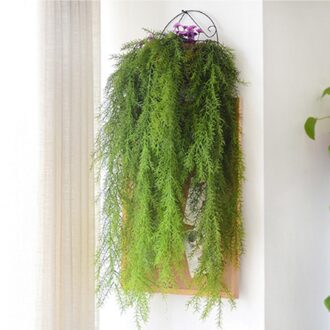 Kunstplanten Lange Dennennaalden Zachte Imitatie Wijnstok Rotan Home Decoratieve Plant Wanddecoratie