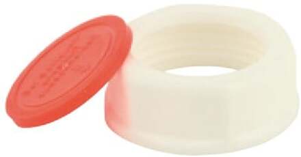 Kunststof afsluitdop, wit, 1" IT, voor aansluiting sifon - 988392148
