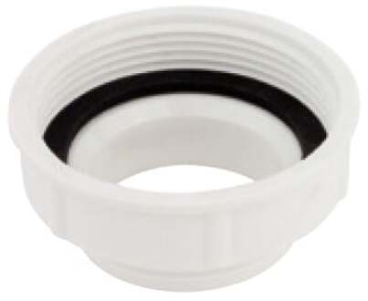 Kunststof afstandsring, wit, 2" IT x 1 1/2" ET, voor sifon - 988377055