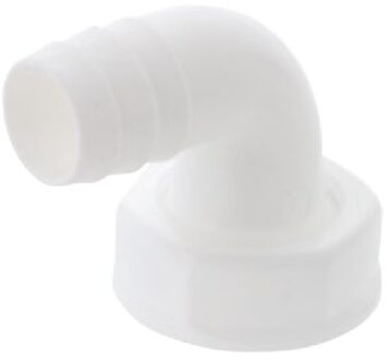 Kunststof apparaataansluiting 90°, wit, 1" IT x 3/4" mondstuk - 98837904