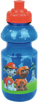 Kunststof bidon pop-up drinkbeker Paw Patrol 350 ml - Schoolbekers Blauw