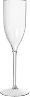 Kunststof Champagne glas Elegance transparant