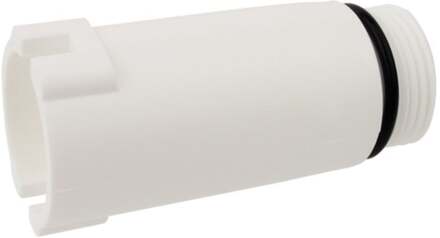 Kunststof constructieplug, wit, 3/8", niet drukbestendig - 989131055