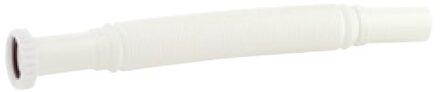 Kunststof flexibele afvoerslang, wit, 1 1/4" x 32 mm, 340-800 mm - 98836748