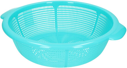 Kunststof keuken vergiet van 31 x 9.5 cm blauw