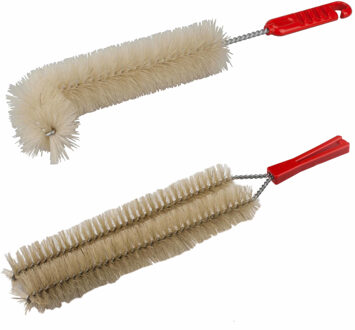 Kunststof radiator/verwarming borstel set