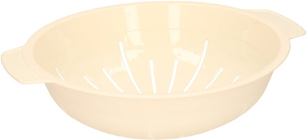 Kunststof stevig vergiet in het beige 30 x 25 x 8 cm laag model