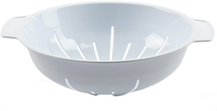 Kunststof stevig vergiet in het wit 30 x 25 x 8 cm laag model