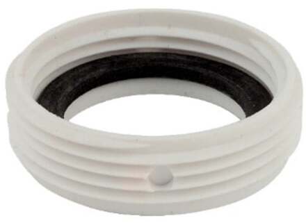 Kunststof verloopring, wit, 1 1/2" ET x1 1/4" IT, voor sifon - 988376048