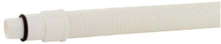 Kunststof vervangingsslang, wit, 40/50 mm, voor flexibele sifon 98836108 - 98836208