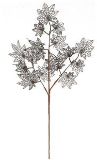 Kunsttak esdoorn blad L75cm Zwart