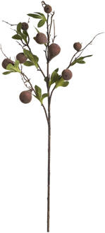 Kunsttak Vijg - 93 Cm - Polyester - Paars