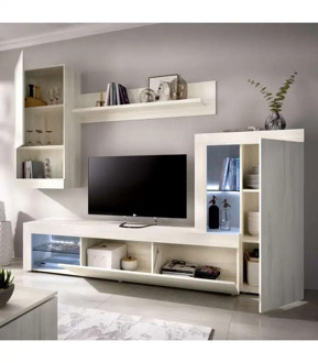 Kure living room furniture with display cabinet and purpose leds.