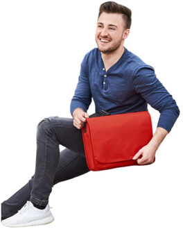 Kurier schoudertas Rood - One size