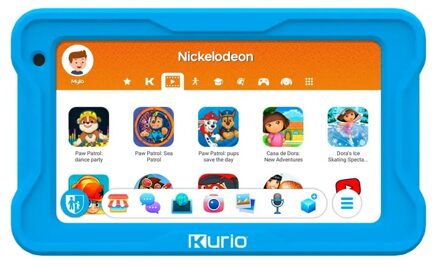 Kurio Kindertablet Premium Nickelodeon Tablet Blauw