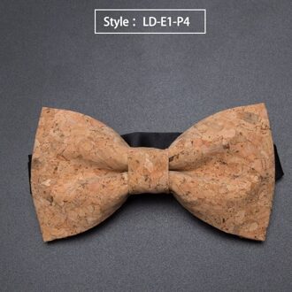 Kurk Hout Mode Strikjes Mens Novelty Handgemaakte Massief Das voor Mens Wedding Party Man Accessoires Mannen Bowtie LD-E1-P4