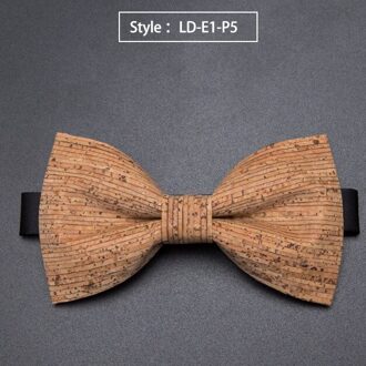 Kurk Hout Mode Strikjes Mens Novelty Handgemaakte Massief Das voor Mens Wedding Party Man Accessoires Mannen Bowtie LD-E1-P5