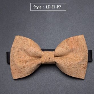 Kurk Hout Mode Strikjes Mens Novelty Handgemaakte Massief Das voor Mens Wedding Party Man Accessoires Mannen Bowtie LD-E1-P7