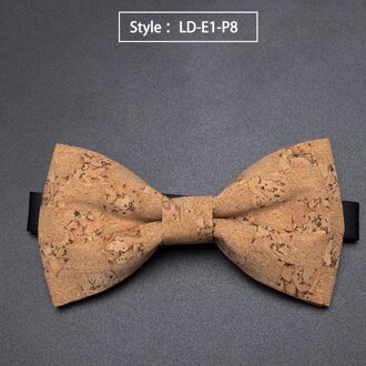 Kurk Hout Mode Strikjes Mens Novelty Handgemaakte Massief Das voor Mens Wedding Party Man Accessoires Mannen Bowtie LD-E1-P8