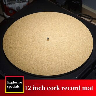 Kurk Lp Slip Mat Anti-Statische Slipmat Voor 12 Inch Lp Vinyl Record
