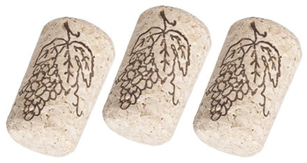 kurken - 3x - 2,5 x 4 cm - knutsel kurken - hobby en creatief